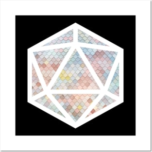 D20 Decal Badge - Experience Points Posters and Art